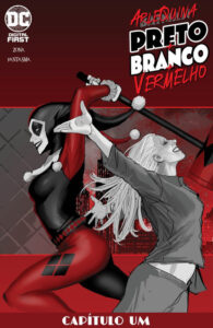 Arlequina: Preto + Branco + Vermelho