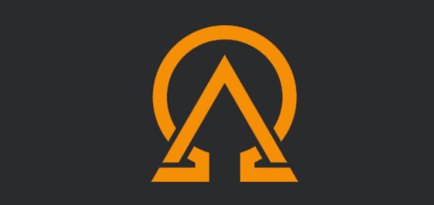 Cósmica laranja fundo